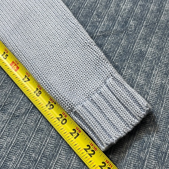 NWT Polo by Ralph Lauren Women's Light Blue Flag  Knit Sweater Size S/P - Picture 7 of 9